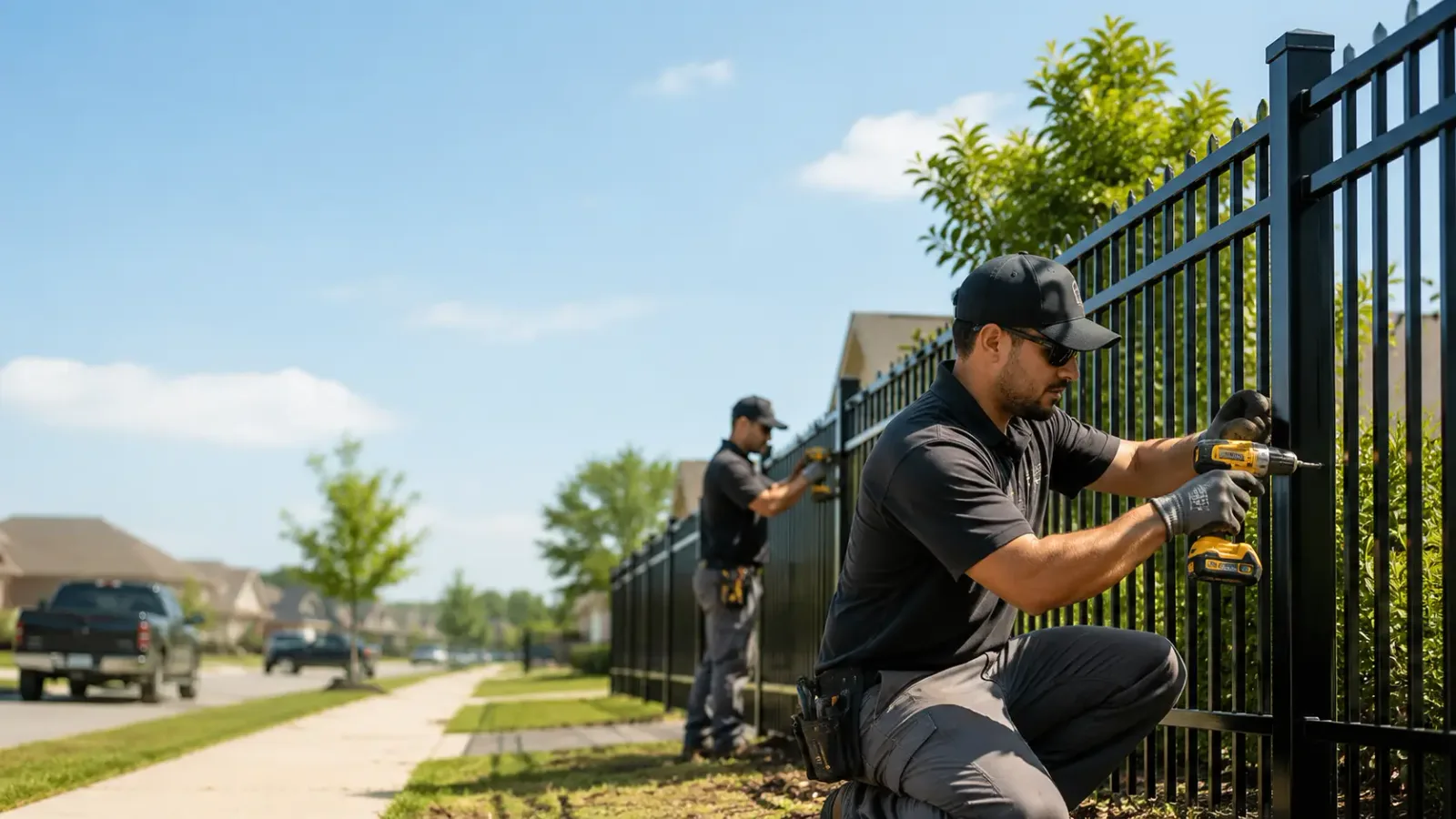 Metal Fence Installation in Canyon Lake, TX